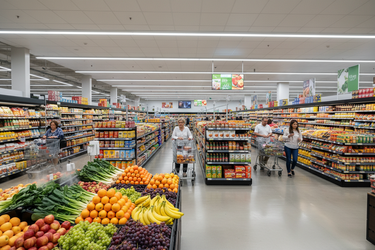 Supermarket Cash Office Operations