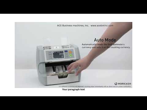 MORICASH M40 Professional Mixed Denomination Banknote Counter