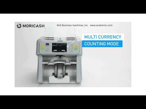 MORICASH M165 Double-Pocket Mixed Denomination Banknote Counter
